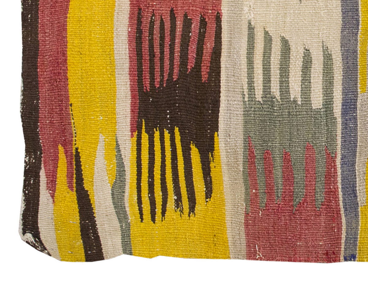 Vintage Kilim Rug,Bodrum Milas Kilim 3" x 4" feet 88 x 120 cm