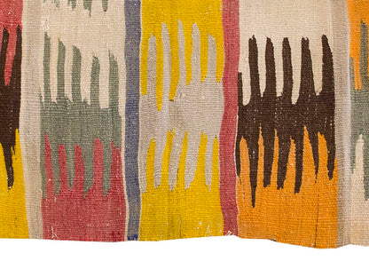 Vintage Kilim Rug,Bodrum Milas Kilim 3" x 4" feet 88 x 120 cm