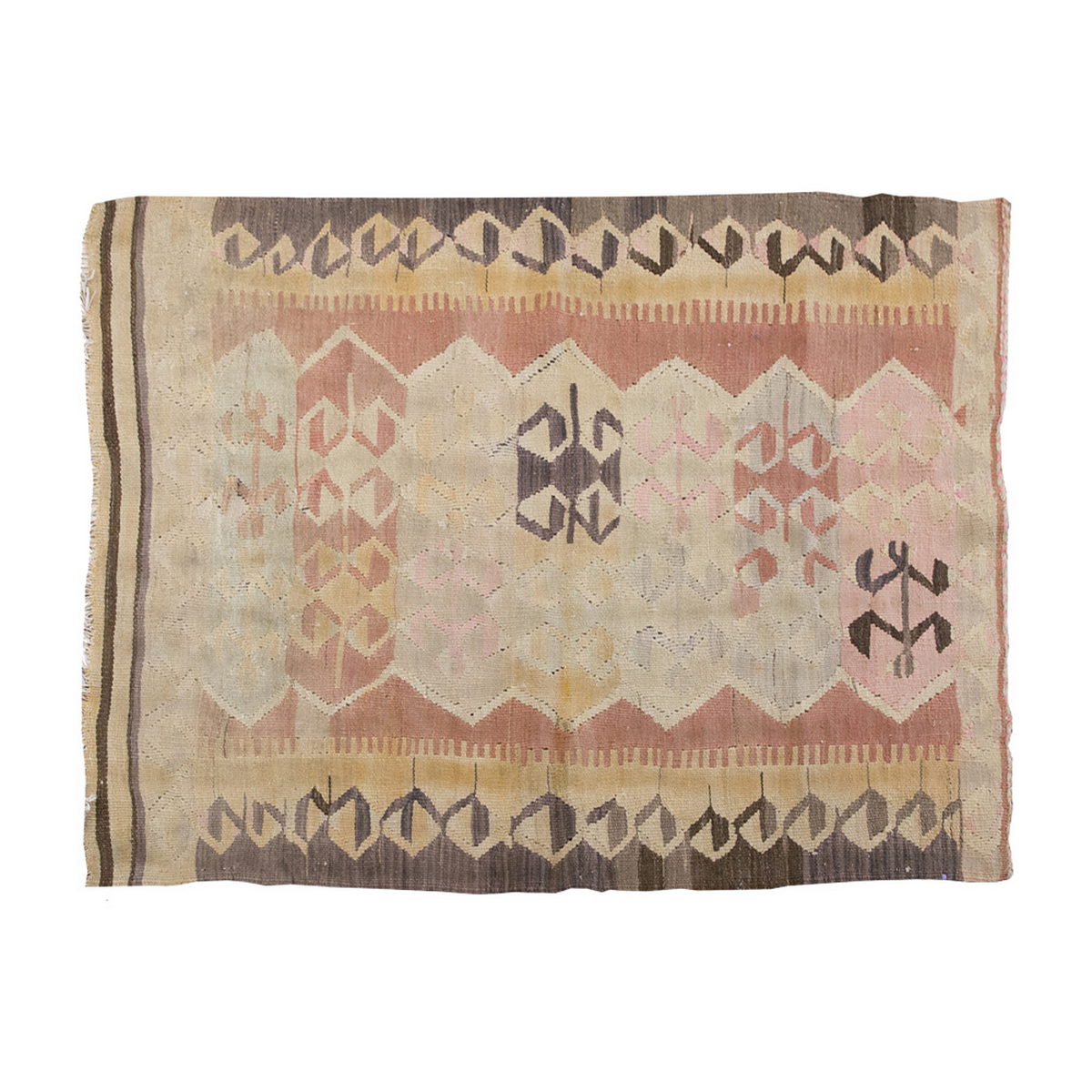 Vintage Kilim Rug,Kayseri Kilim 3" x 4" feet 90 x 120 cm