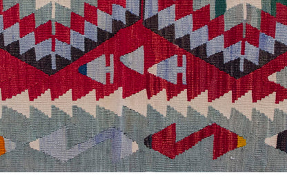 Vintage Kilim Rug,Denizli Kilim 3" x 4" feet 90 x 123 cm