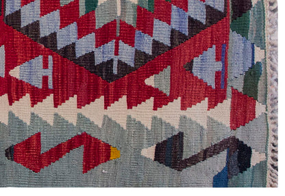 Vintage Kilim Rug,Denizli Kilim 3" x 4" feet 90 x 123 cm