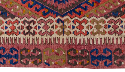 Vintage Kilim Rug,Fethiye Kilim 3" x 4'1" feet 92 x 125 cm