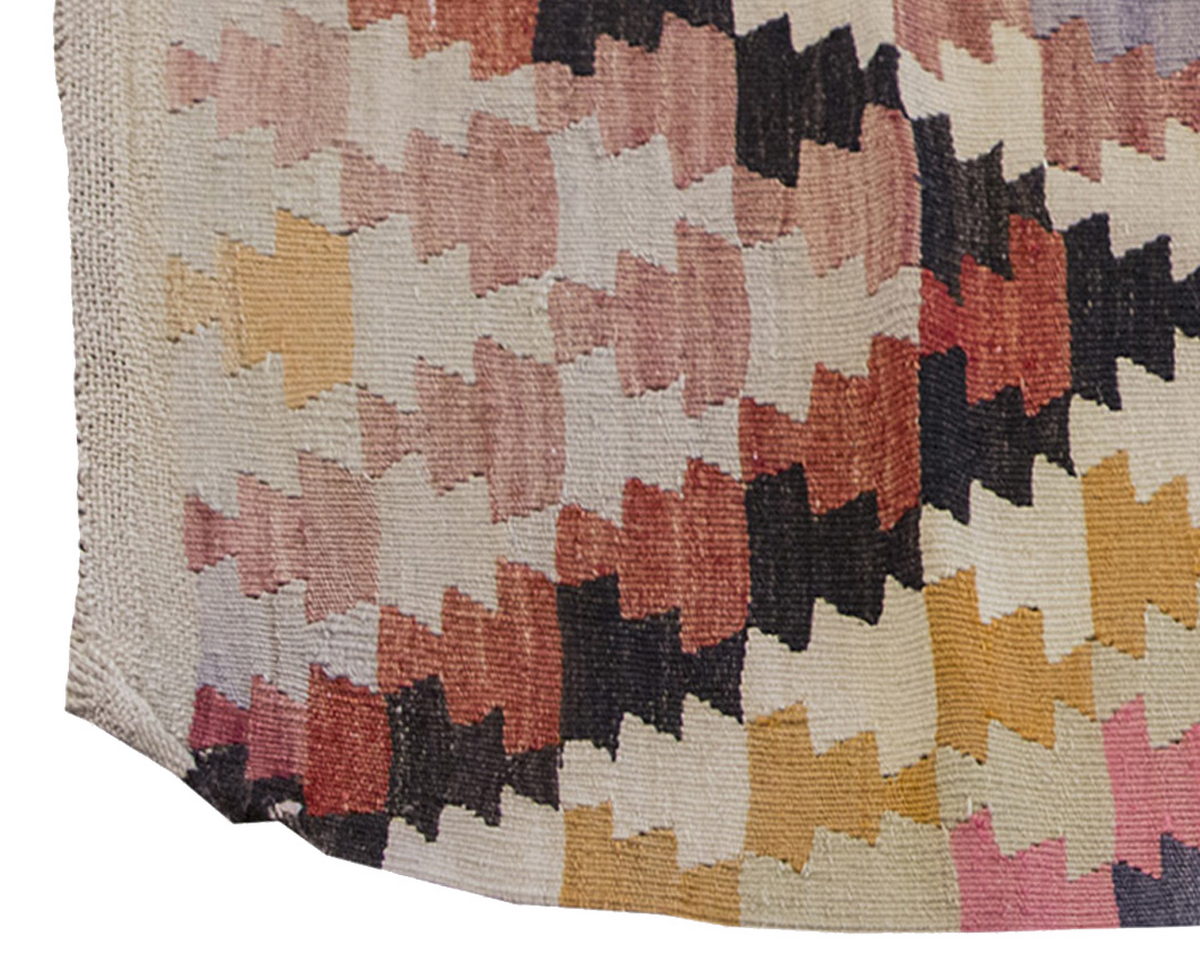Vintage Kilim Rug,Denizli Kilim 3" x 4'2" feet 90 x 127 cm