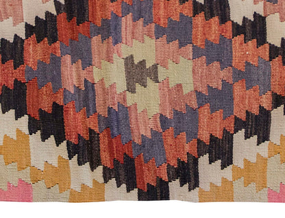 Vintage Kilim Rug,Denizli Kilim 3" x 4'2" feet 90 x 127 cm