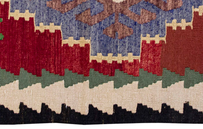 Vintage Kilim Rug,Denizli Kilim 3" x 4'3" feet 86 x 130 cm