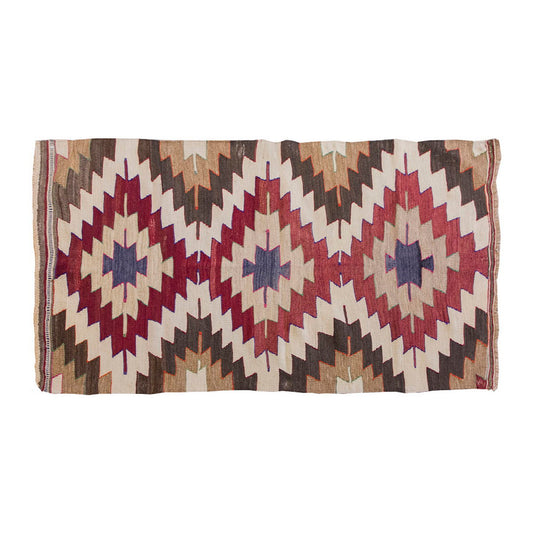 Vintage Kilim Rug,Mut Kilim 3" x 4'5" feet 87 x 134 cm