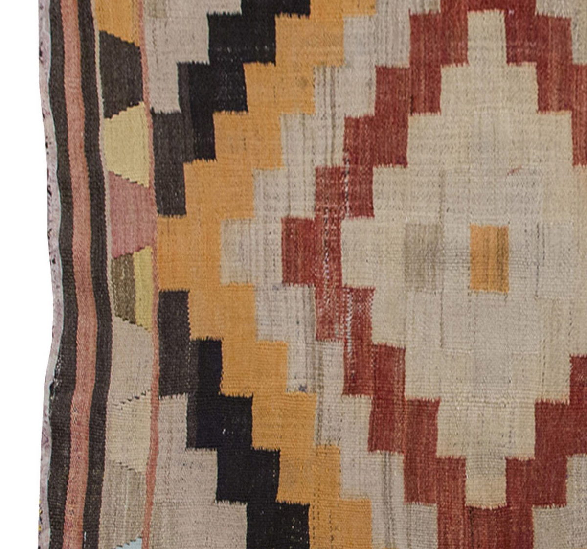 Vintage Kilim Rug,Konya Kilim 3" x 4'5" feet 87 x 134 cm