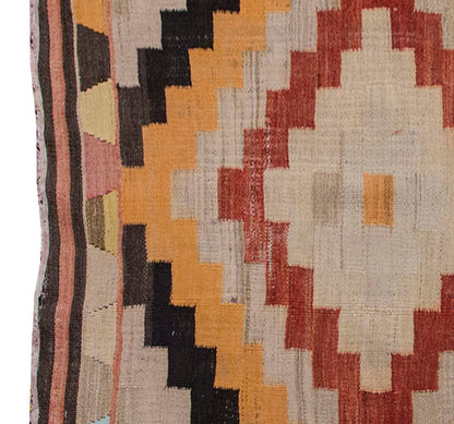 Vintage Kilim Rug,Konya Kilim 3" x 4'5" feet 87 x 134 cm
