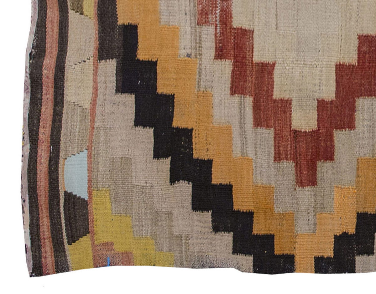 Vintage Kilim Rug,Konya Kilim 3" x 4'5" feet 87 x 134 cm