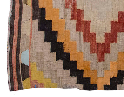 Vintage Kilim Rug,Konya Kilim 3" x 4'5" feet 87 x 134 cm