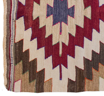 Vintage Kilim Rug,Mut Kilim 3" x 4'5" feet 87 x 134 cm
