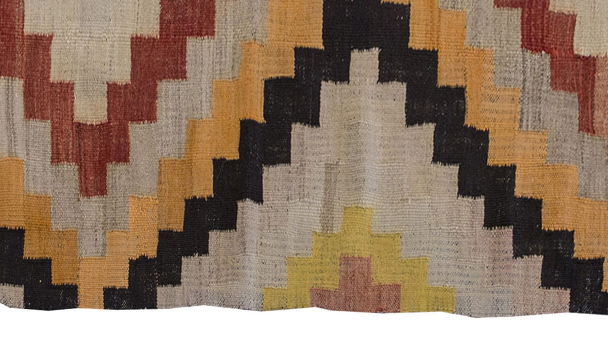 Vintage Kilim Rug,Konya Kilim 3" x 4'5" feet 87 x 134 cm