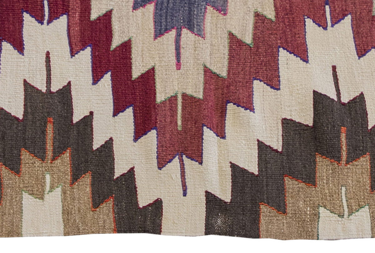 Vintage Kilim Rug,Mut Kilim 3" x 4'5" feet 87 x 134 cm