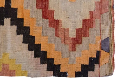 Vintage Kilim Rug,Konya Kilim 3" x 4'5" feet 87 x 134 cm