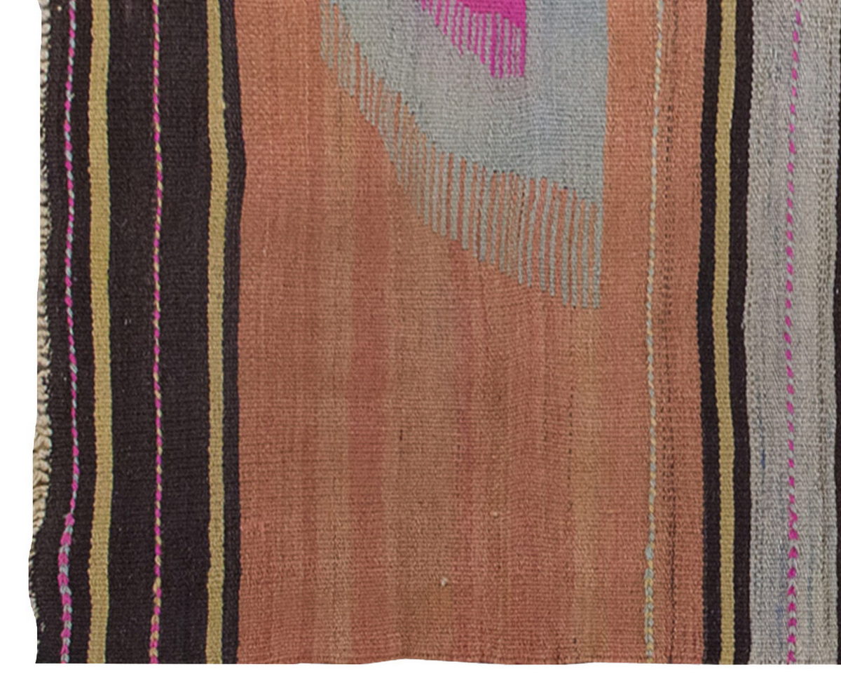 Vintage Kilim Rug,Konya Kilim 3" x 4'5" feet 90 x 135 cm