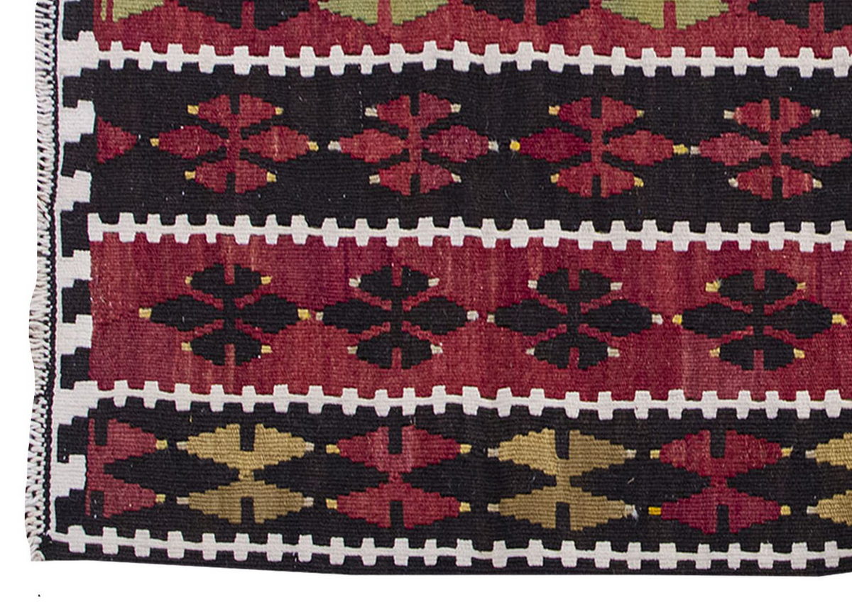 Vintage Kilim Rug,Malatya Sinan Kilim 3" x 4'6" feet 90 x 138 cm