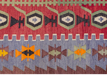 Vintage Kilim Rug,Denizli Kilim 3" x 4'7" feet 89 x 140 cm