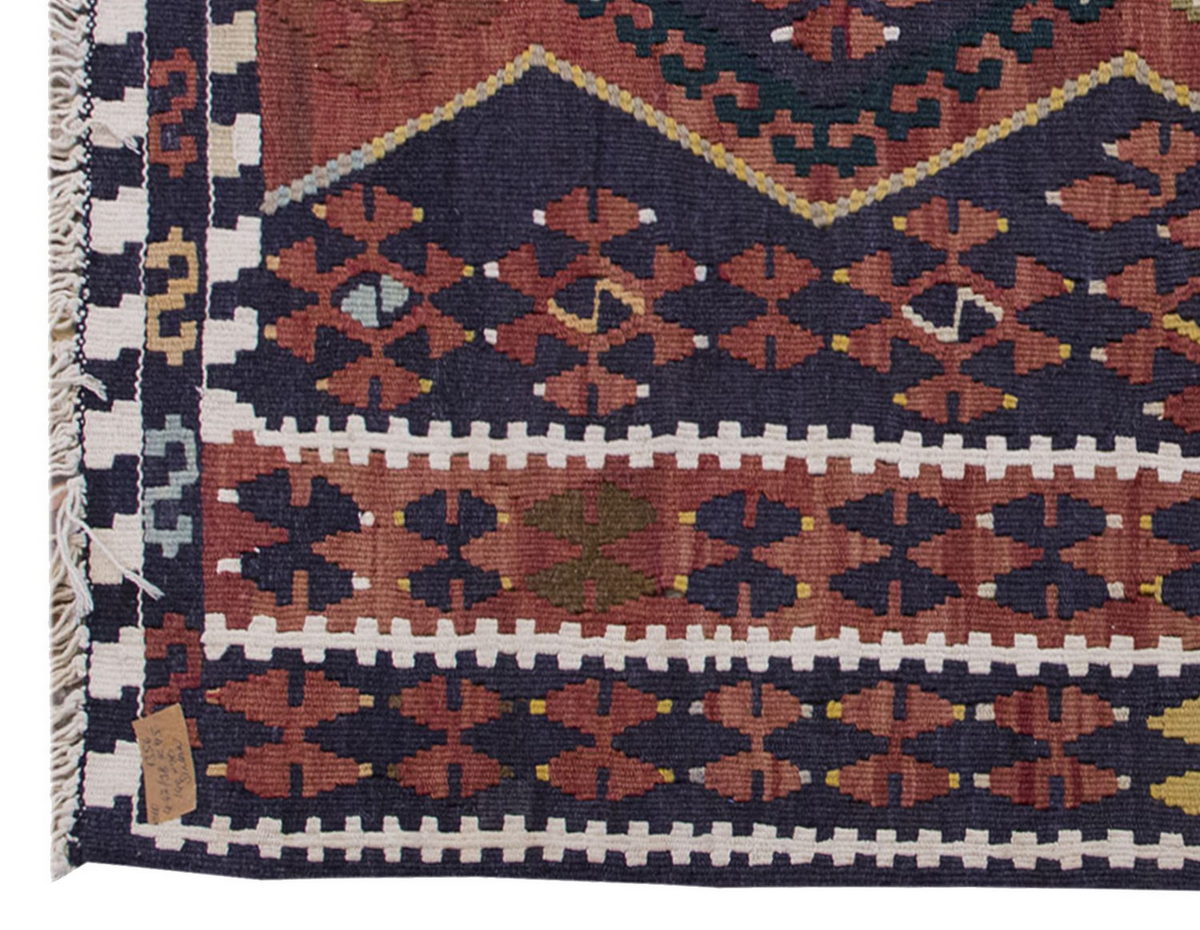Vintage Kilim Rug,Malatya Sinan Kilim 3" x 4'7" feet 90 x 139 cm