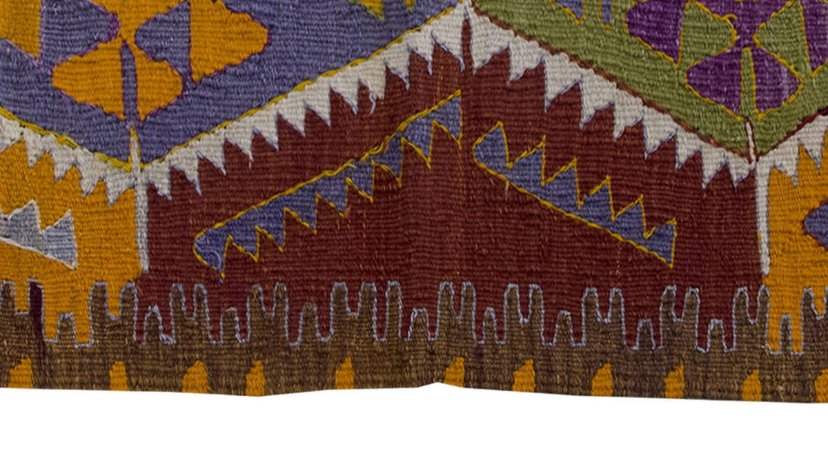 Vintage Kilim Rug,Nmadic Barak Kilim 3" x 4'7" feet 90 x 140 cm