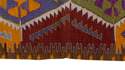 Vintage Kilim Rug,Nmadic Barak Kilim 3" x 4'7" feet 90 x 140 cm
