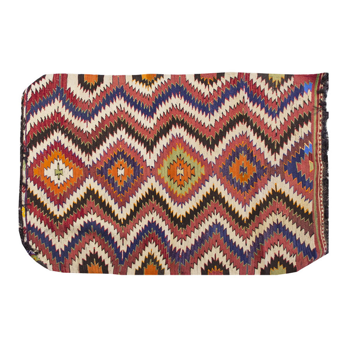 Vintage Kilim Rug,Mut Kilim Toros Mountain 3" x 4'7" feet 92 x 140 cm