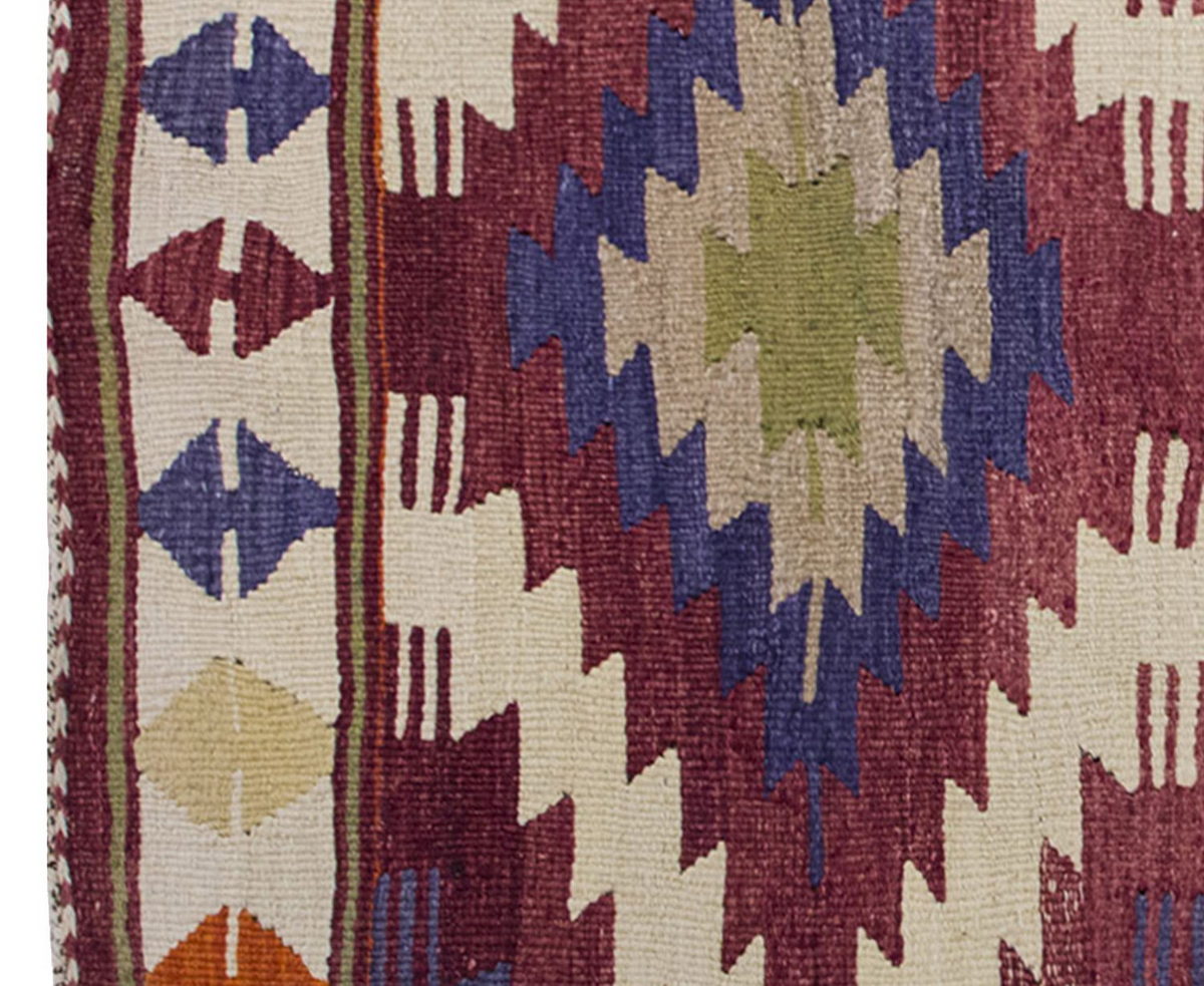 Vintage Kilim Rug,Mut Kilim 3" x 4'7" feet 92 x 140 cm