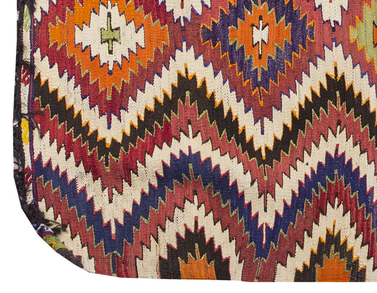 Vintage Kilim Rug,Mut Kilim Toros Mountain 3" x 4'7" feet 92 x 140 cm