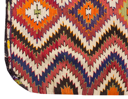 Vintage Kilim Rug,Mut Kilim Toros Mountain 3" x 4'7" feet 92 x 140 cm