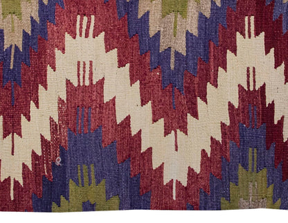 Vintage Kilim Rug,Mut Kilim 3" x 4'7" feet 92 x 140 cm