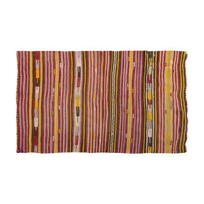 Vintage Kilim Rug,Konya Kilim 3" x 4'8" feet 90 x 142 cm