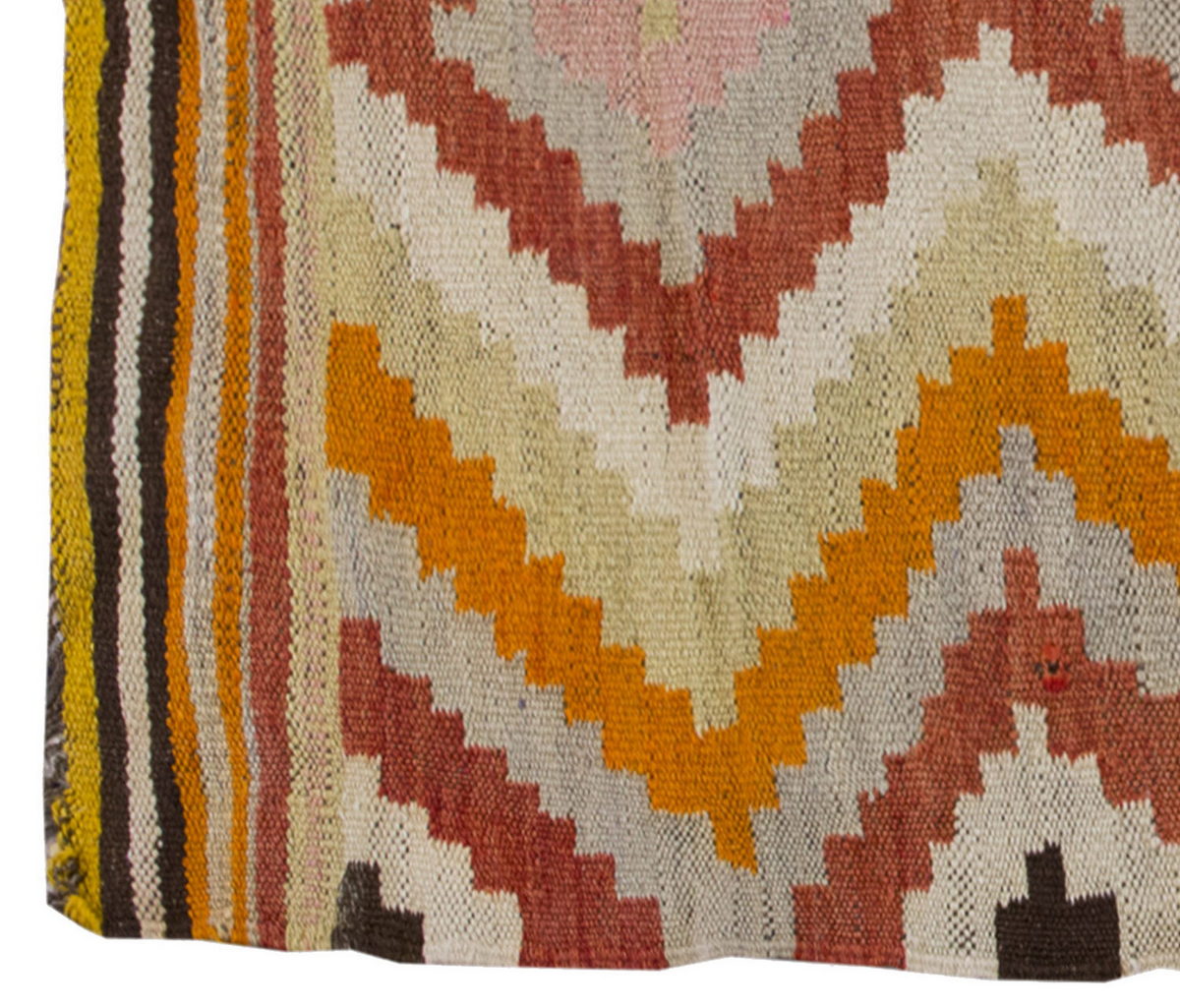Vintage Kilim Rug,Denizli Kilim 3" x 4'8" feet 91 x 141 cm