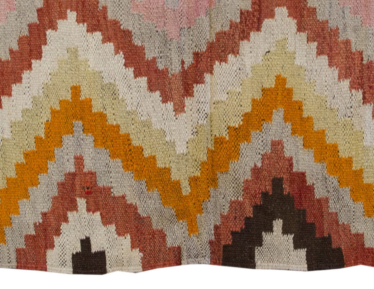 Vintage Kilim Rug,Denizli Kilim 3" x 4'8" feet 91 x 141 cm
