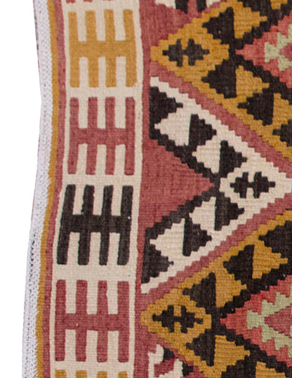 Vintage Kilim Rug,Maraş Kilim 3" x 4'8" feet 91 x 142 cm