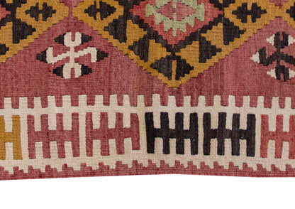 Vintage Kilim Rug,Maraş Kilim 3" x 4'8" feet 91 x 142 cm