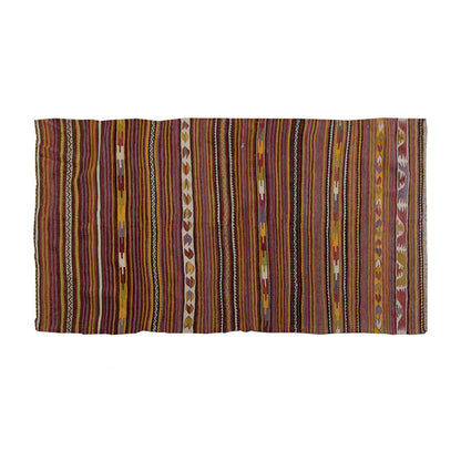 Vintage Kilim Rug,Konya Kilim 3" x 4'8" feet 92 x 143 cm
