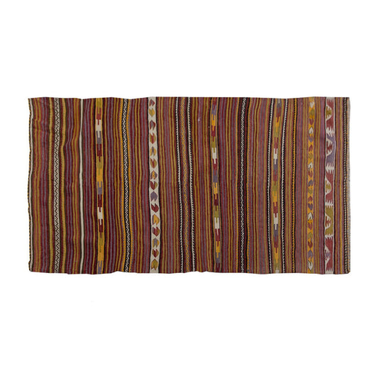 Vintage Kilim Rug,Konya Kilim 3" x 4'8" feet 92 x 143 cm