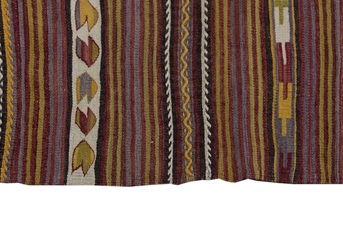 Vintage Kilim Rug,Konya Kilim 3" x 4'8" feet 92 x 143 cm