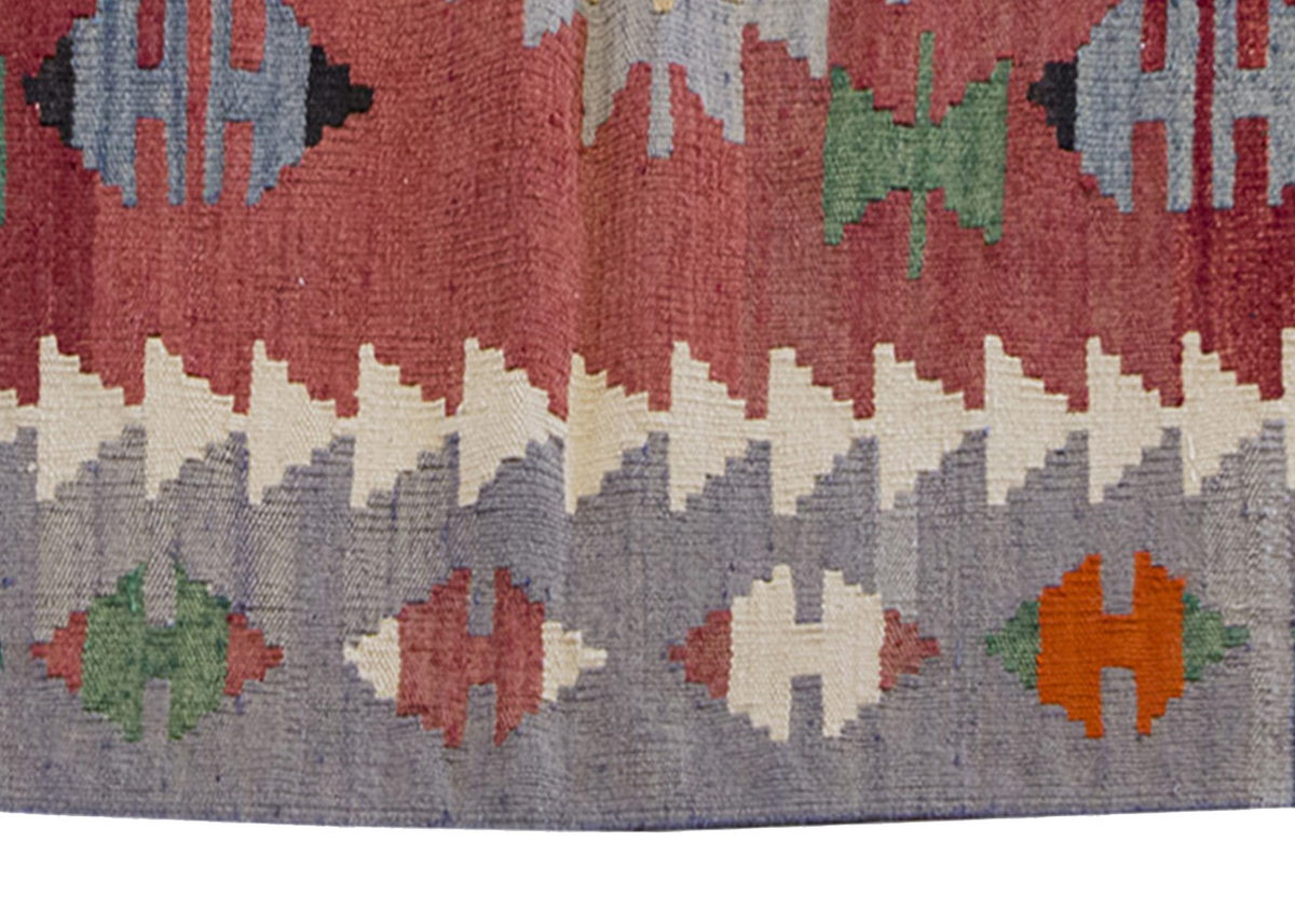 Vintage Kilim Rug,Denizli Kilim 3" x 4'8" feet 93 x 141 cm