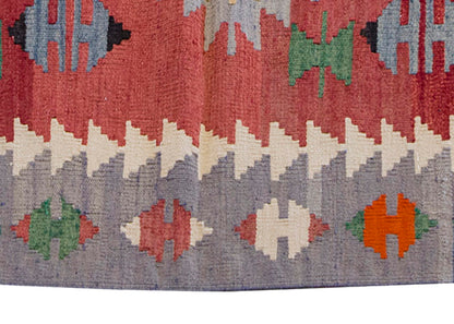 Vintage Kilim Rug,Denizli Kilim 3" x 4'8" feet 93 x 141 cm