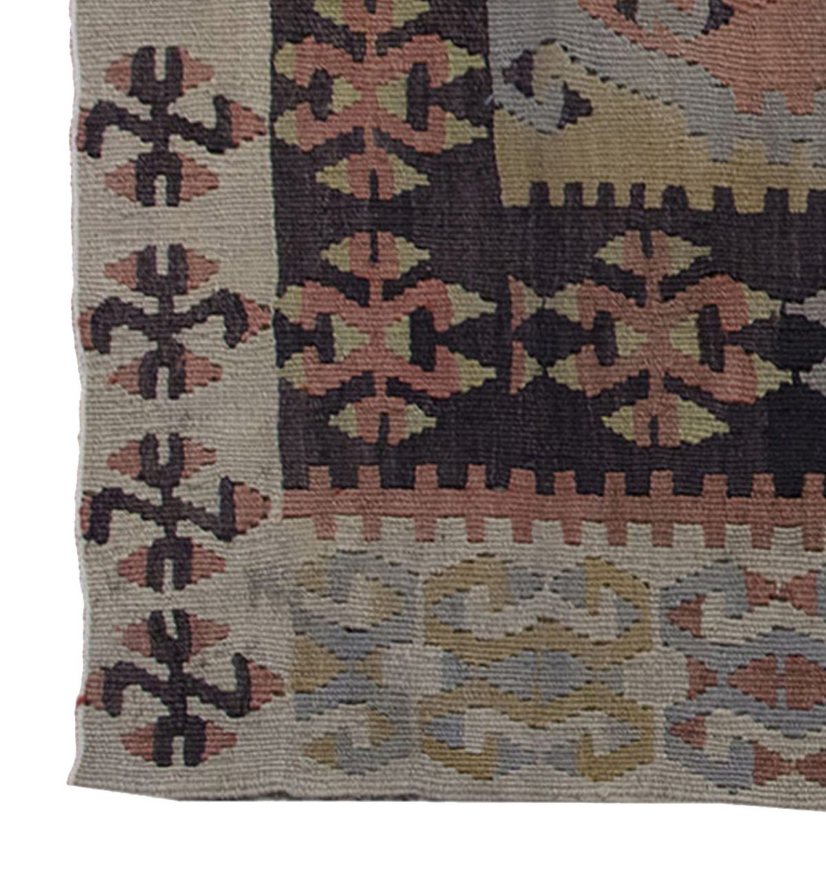 Vintage Kilim Rug,Konya Kilim 3" x 4'8" feet 93 x 143 cm
