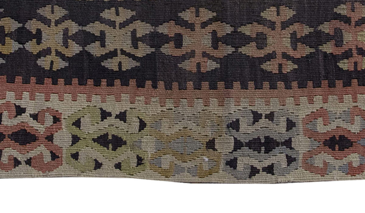 Vintage Kilim Rug,Konya Kilim 3" x 4'8" feet 93 x 143 cm