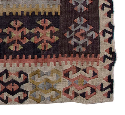 Vintage Kilim Rug,Konya Kilim 3" x 4'8" feet 93 x 143 cm