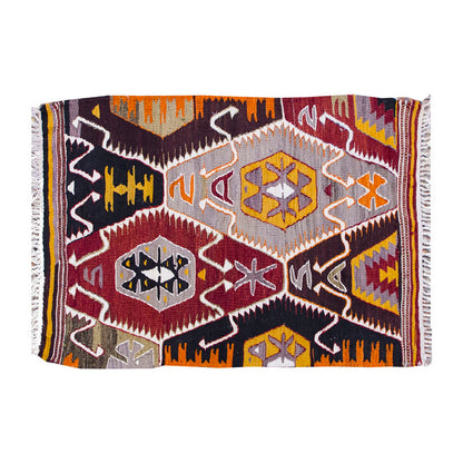 Vintage Kilim Rug,Barak Kilim 3" x 4'9" feet 92 x 145 cm