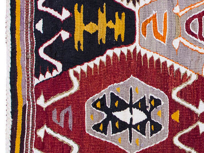 Vintage Kilim Rug,Barak Kilim 3" x 4'9" feet 92 x 145 cm