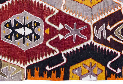 Vintage Kilim Rug,Barak Kilim 3" x 4'9" feet 92 x 145 cm
