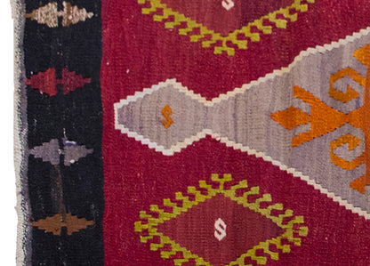 Vintage Kilim Rug,Emirdağ Kilim 3" x 5" feet 89 x 150 cm