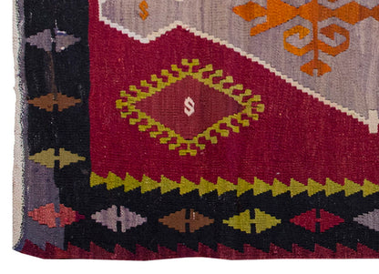 Vintage Kilim Rug,Emirdağ Kilim 3" x 5" feet 89 x 150 cm