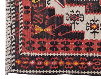 Vintage Kilim Rug,Malatya Sinan Kilim 3" x 5'1" feet 86 x 155 cm