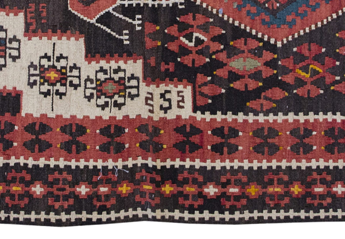Vintage Kilim Rug,Malatya Sinan Kilim 3" x 5'1" feet 86 x 155 cm