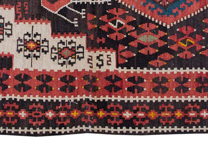 Vintage Kilim Rug,Malatya Sinan Kilim 3" x 5'1" feet 86 x 155 cm